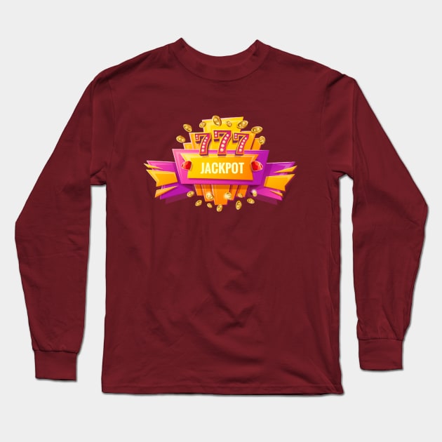 777 Jackpot Long Sleeve T-Shirt by Socalthrills